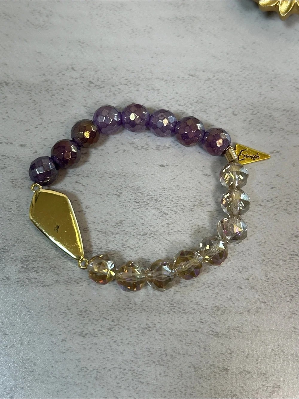 Erimish faceted purple